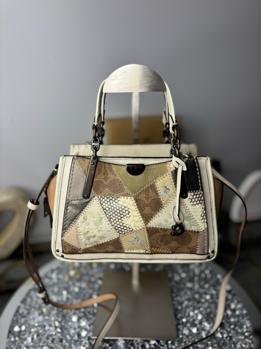 Coach 2018 Dreamer 21 Signature Patchwork EUC